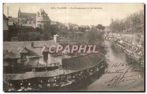 Ansichtskarte AK Vannes La Promenade de la Garenne Lavoirs Lavandieres