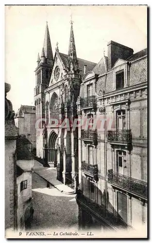 Cartes postales Vannes La Cathedrale