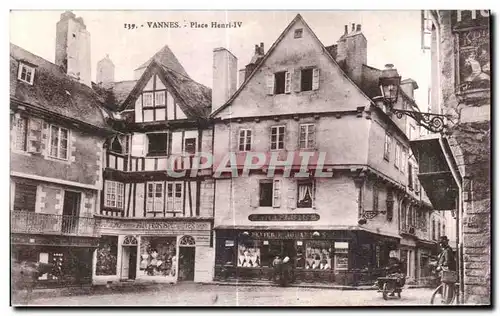 Cartes postales Vannes Place Henri IV