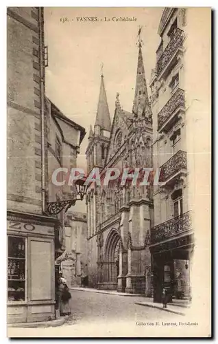 Cartes postales Vannes La Cathedrale