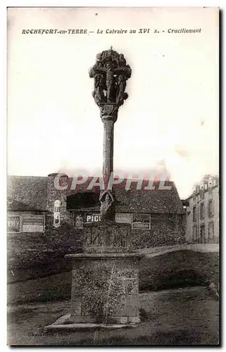 Ansichtskarte AK Rochefort Le Calvaire au XVI Crucifiement