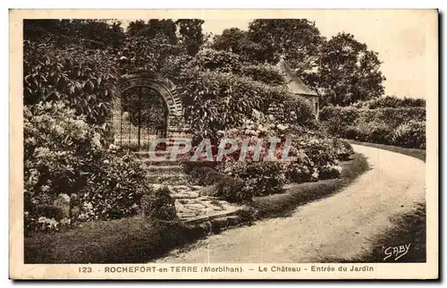 Ansichtskarte AK Rochefort Le Chateau Entree du Jardin