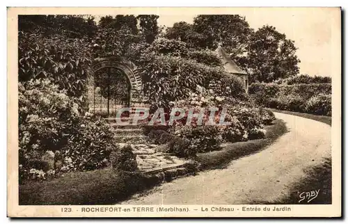 Cartes postales Rochefort Le Chateau Entree du Jardin