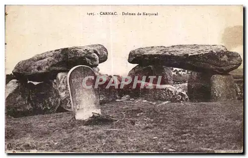 Cartes postales Carnac Dolmen de Keryaval