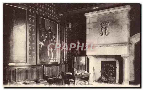 Cartes postales Josselin L Antichambre Chateau