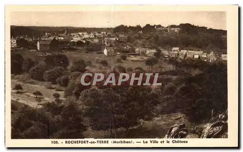 Cartes postales Rochefort en Terre La Ville et le Chateau