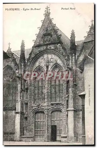 Ansichtskarte AK Ploermel Eglise St Armel