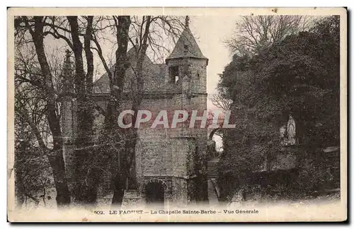 Ansichtskarte AK Le Faouet La Chapelle Sainte Barbe Vue Generale