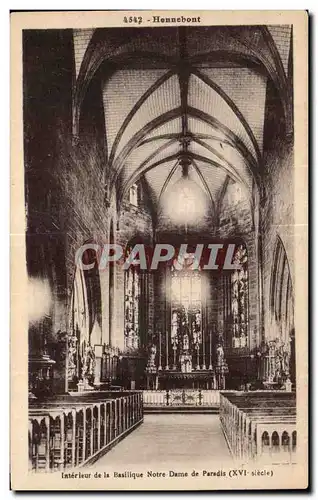 Ansichtskarte AK Hennebont Interieur de la Basilique Notre Dame de Paradis