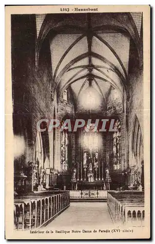Cartes postales Hennebont Interieur de la Basilique Notre Dame de Paradis