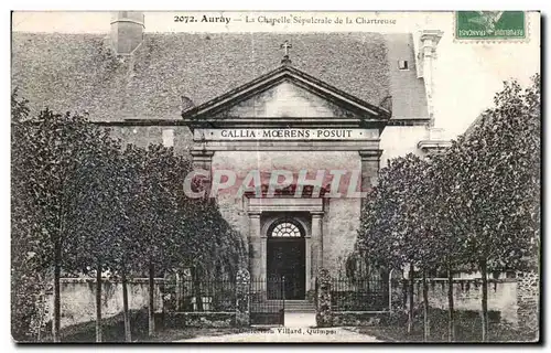 Ansichtskarte AK Auray La Chapelle Sepulcrale de la Chartreuse