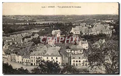 Ansichtskarte AK Auray Vue Generale de St Goustan