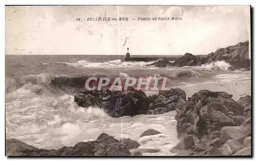 Cartes postales Belle Ile en Mer Pointe de Saint Marc