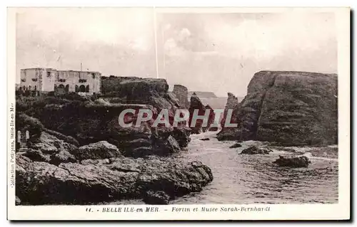 Cartes postales Belle Ile en Mer Fortin et Sarah Bernhar dt