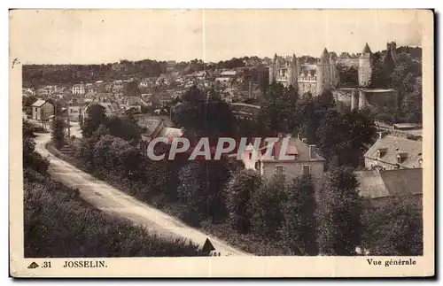 Cartes postales Josselin Vue generale