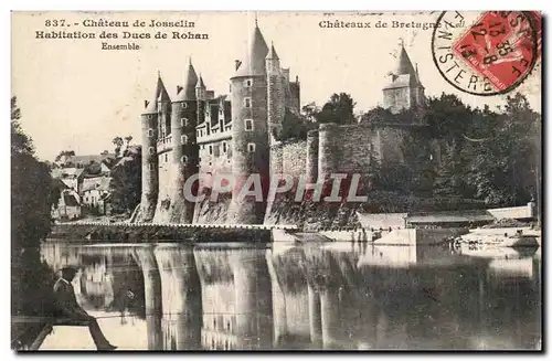 Cartes postales Chateau de Josselin Habitation des Ducs de Rohan Ensemble