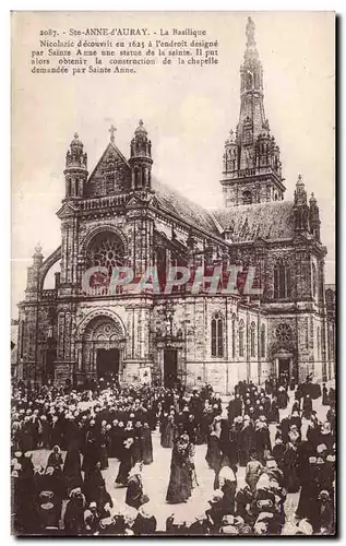 Cartes postales Ste Anne d Auray La Basilique Nicolazic