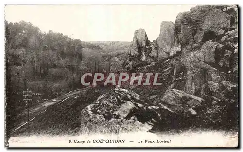 Cartes postales Camp de Coetquidan Le Vaux Lorient