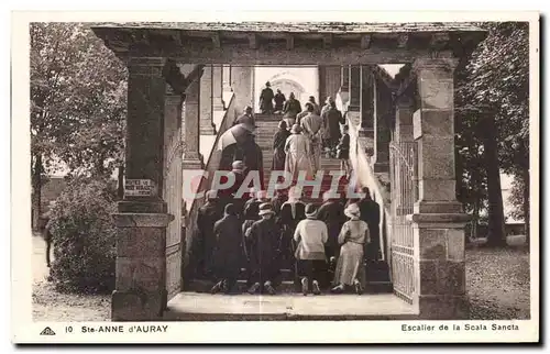 Cartes postales Ste Anne d Auray Escalier de la Scala Sancta