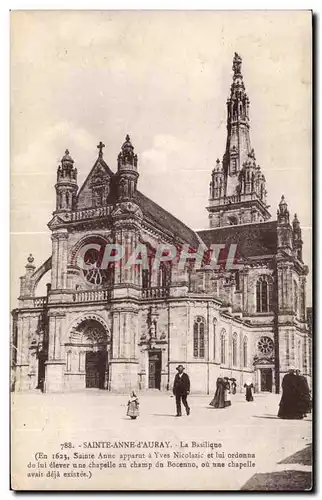 Cartes postales Sainte Anne d Auray La Basilique Sainte Anne apparut a Yves