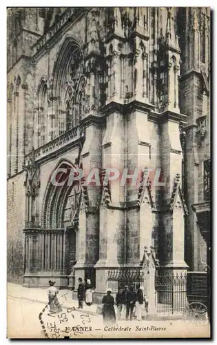 Ansichtskarte AK Vannes Cathedrale Saint Pierre