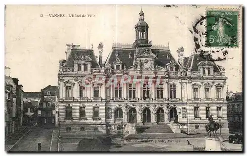 Cartes postales Vannes L Hotel de Ville