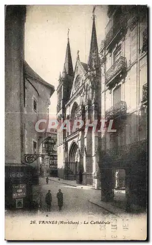 Cartes postales Vannes (Morbihan) La Cathedrale