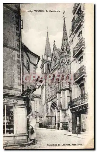 Cartes postales Vannes La Cathedrale