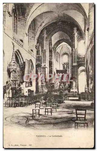 Cartes postales Vannes La Cathedrale