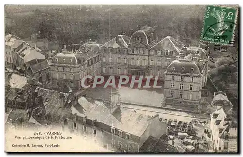 Cartes postales Vannes Vue panoramique de la Prefecture