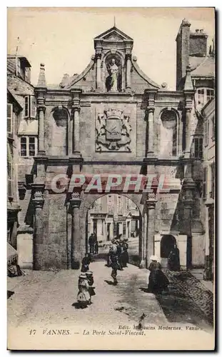 Ansichtskarte AK Vannes La Porte Saint Vincent