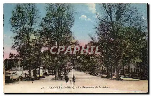 Cartes postales Vannes (Morbihan) La Promenade de la Rabine