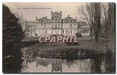 Cartes postales Vannes La Prefecture et le Parc