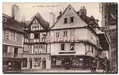 Cartes postales Vannes Place Henri IV