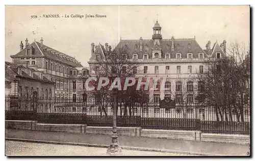 Cartes postales Vannes Le College Joles Simen