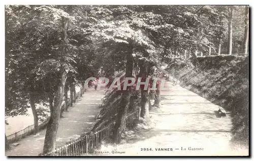 Cartes postales Vannes Promenade la Garenne