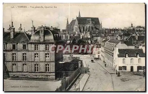 Cartes postales Vannes Vue generale Quartier Est
