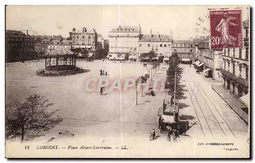 Cartes postales Lorient Place Alsace Lorrraine
