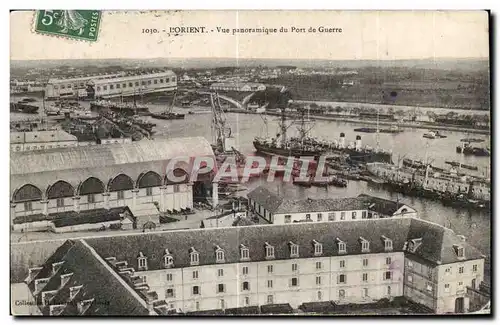 Cartes postales Lorient vue Panoramique du port de Guerre