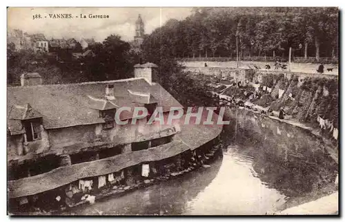 Ansichtskarte AK Vannes La Garenne lavoir Lavandieres