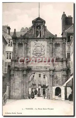 Ansichtskarte AK Vannes La Porte Saint Vincent