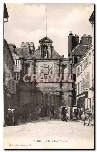 Ansichtskarte AK Vannes La Porte Saint Vincent