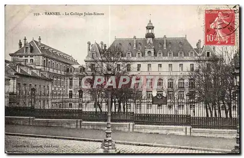 Ansichtskarte AK Vannes Le College Jules Simon