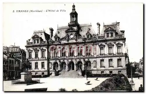 Cartes postales Vannes (Morbihan) L Hotel de Ville