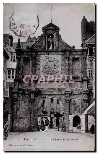 Ansichtskarte AK Vannes La Porte Saint Vincent