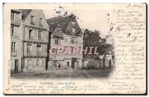 Cartes postales Vannes Rue du Port