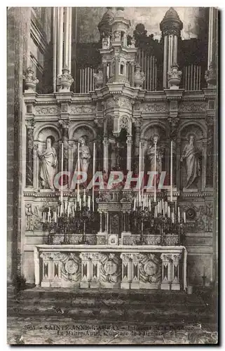 Cartes postales Sainte Anne D Auray Interieur de la Basilique Le Maitre Autel orgue