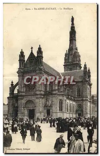 Ansichtskarte AK Ste Anne d Auray La Basilique Costume Folklore