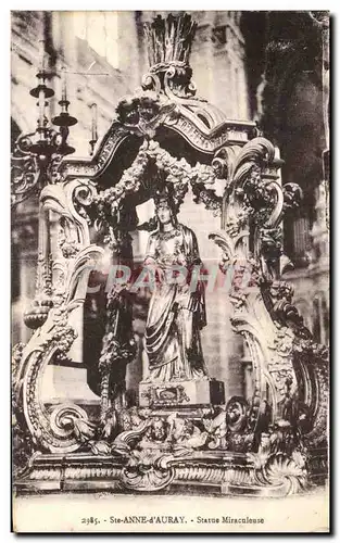 Cartes postales Ste Anne d Auray Statue Miraculeuse