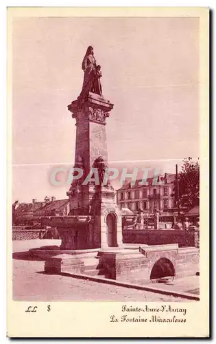 Cartes postales Sainte Anne d Auray la fontaine miraculeuse